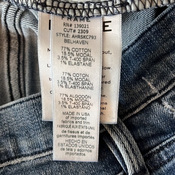 Frame All High Rise Skinny Jeans - Picture 4 of 4